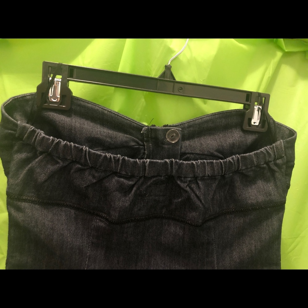 Denim strapless dress - Picture 5 of 5